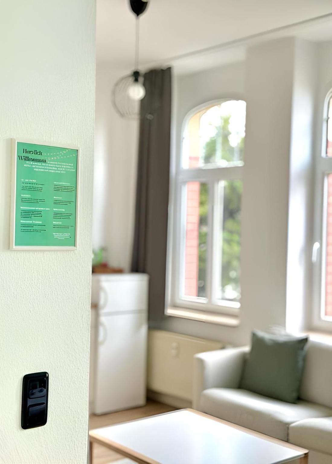 Raha Apartments - Modernes Studio-Apartment - Hbf - Gratis Parkplatz Erfurt Exterior foto